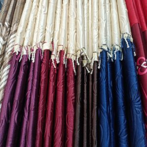 Elegant Polyester Door Curtain – Ready Made (4x7 ft)