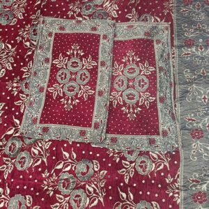 Shanil Double Bed Sheet Set (1 Bed Sheet + 2 Pillow Covers)