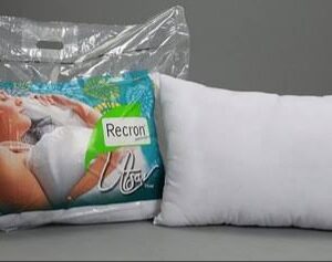 recron Fiber Certified Utsav 16"x 24" Pillow (40 cm x 60 cm, Standard, White) -Pack of 2