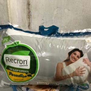Recron Pack of 2 Paradise White Cotton Pillows(16x24inch)